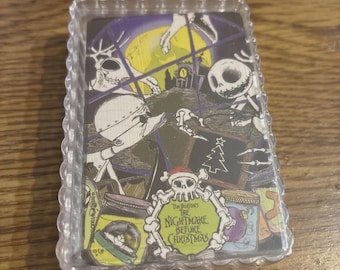 Naipes de Pesadilla antes de Navidad de Disney Tim Burton Stock antiguo nuevo, sellado Jack Skellington