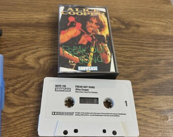 Alice Cooper Freak Out Song Cassette, 1984 Showcase SHTC 115