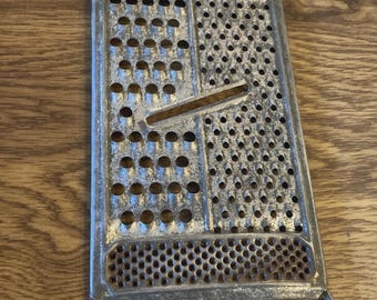 Rustic Primitive Cheese Grater All-in-One, Pat Pend SHREDDER