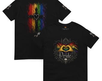 ゲイプライド ユニセックスTシャツ ゴシックスタイル
