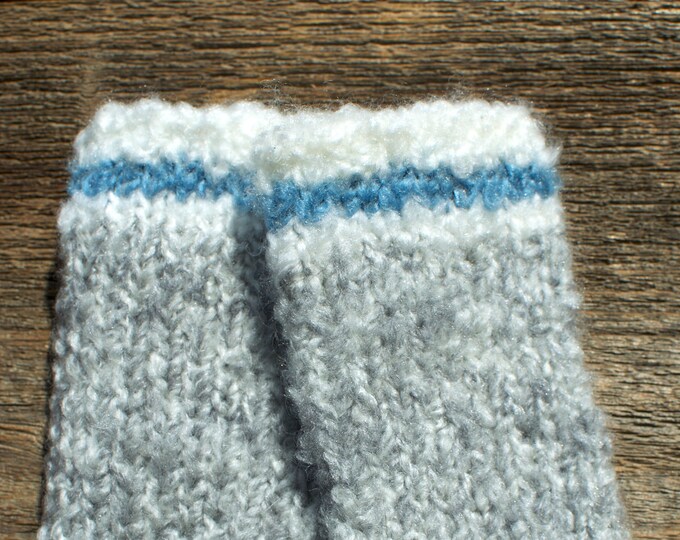 Lumberjack Styled Knit Baby Leg Warmers 0 to 6 Months Etsy