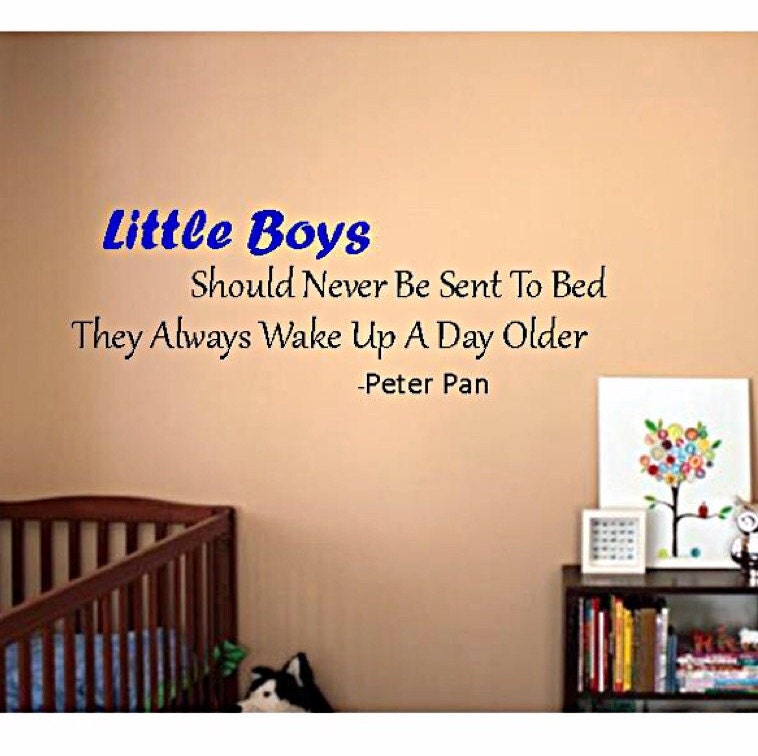 baby boy nursery nursery wall art nursery wall decal peter | etsy