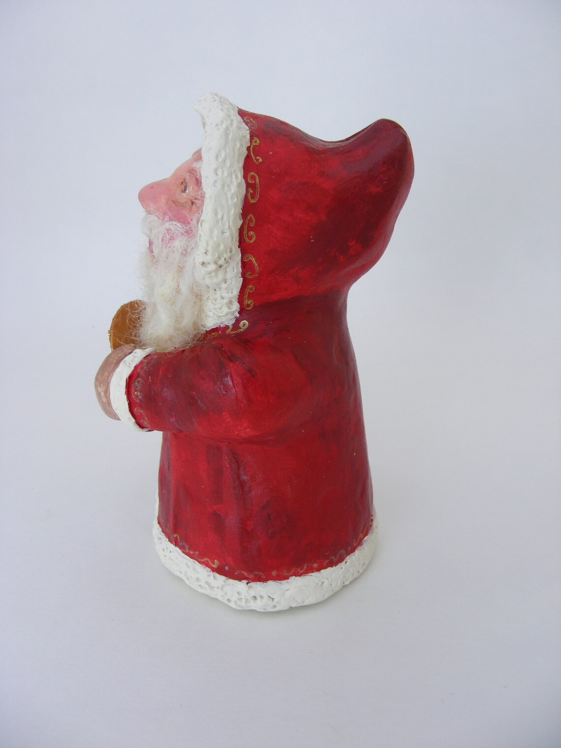 Father Christmas Figurine Santa Claus Art Doll Christmas Etsy