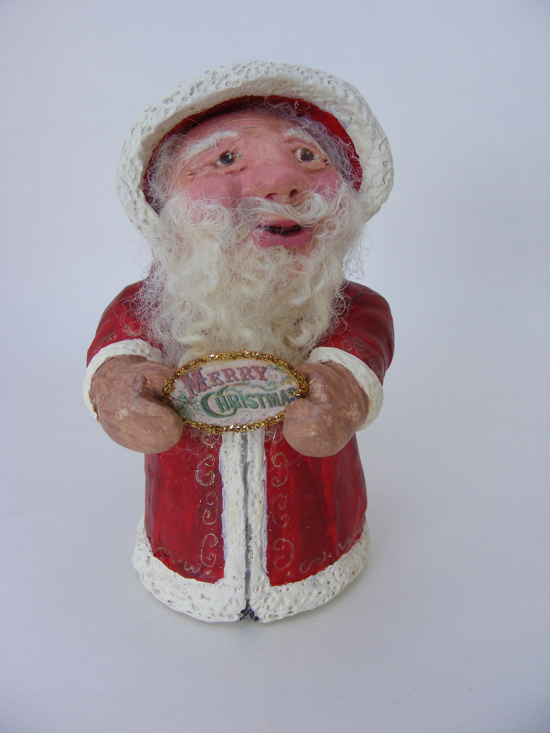 Father Christmas Figurine Santa Claus Art Doll Christmas Etsy
