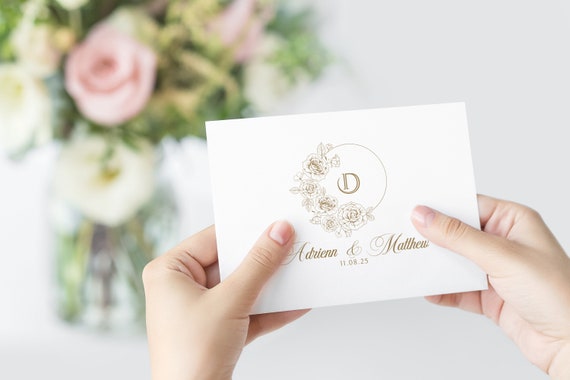 Rose Wedding Logo Wedding Logo Wedding Monogram Wedding | Etsy