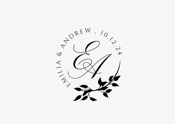 Personalised Wedding Logo Wedding Logo Design Couples Logo 