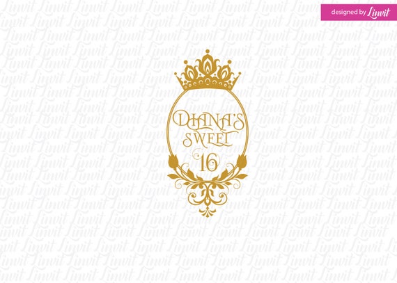 Download Sweet 16 Svg Sweet 16 Crown Royal Svg Quinceanera Svg Etsy