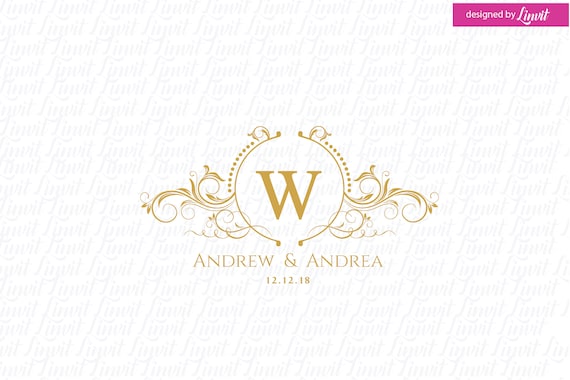 Download Wedding Logo Wedding Monogram Wedding Monogram Logo Luxury Etsy