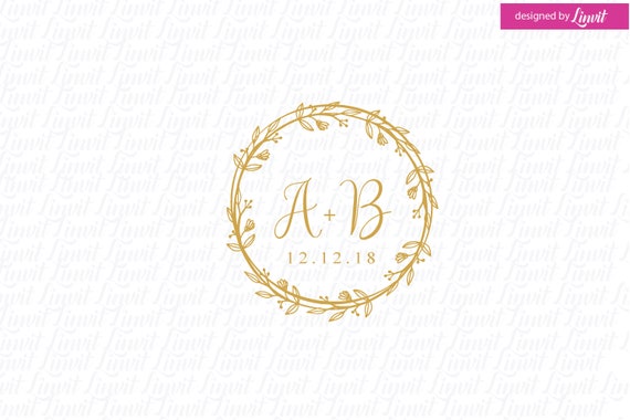 Download Wedding Logo Wedding Monogram Wedding Monogram Logo Luxury Etsy