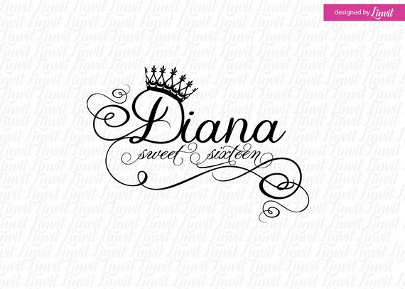 Download Sweet 16 Svg Sweet 16 Crown Royal Svg Quinceanera Svg Etsy