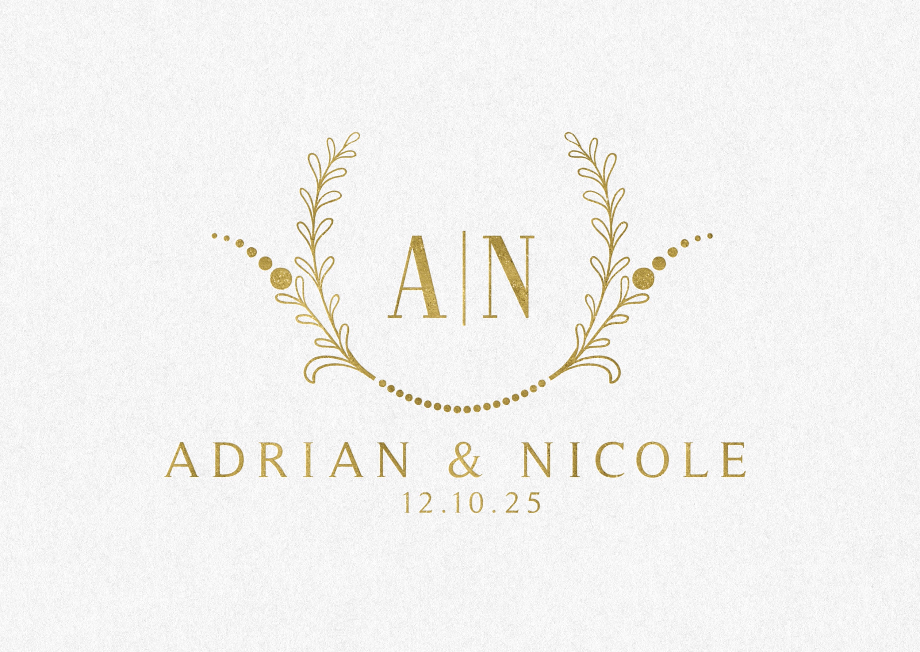 Wedding monogram sale