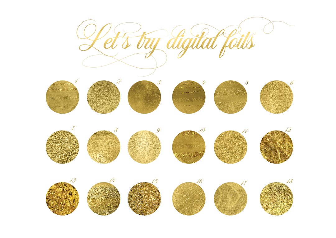 Apply Digital Gold Foil to Your Monogram Etsy