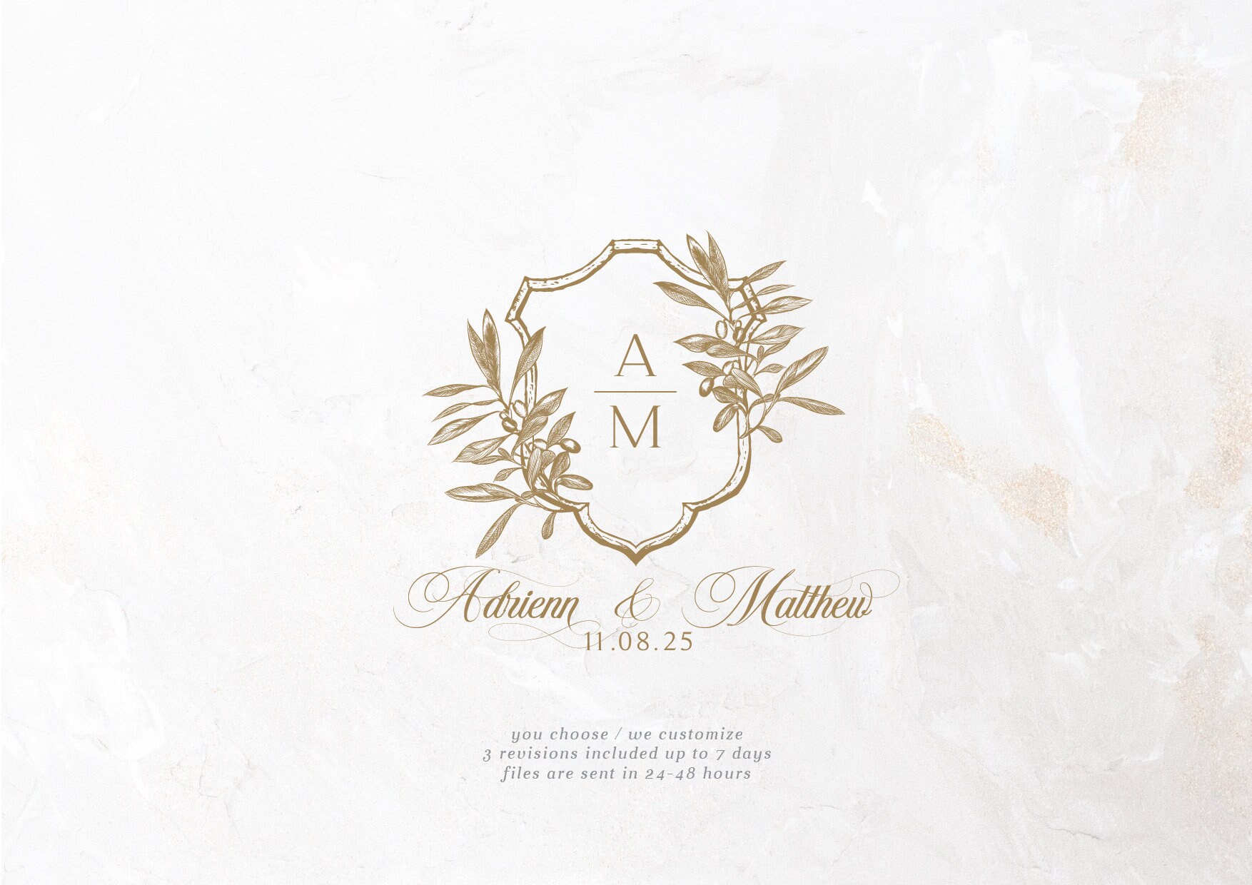 olive-branch-wedding-crest-svg-custom-anniversary-logo-digital