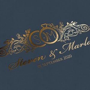 Wedding Logo, Vintage Logo,  Vintage Monogram, Wedding Design, Logo, Logo Design, Vintage Wedding Design, Custom Logo Design, Vintage