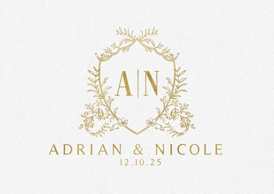 Wedding Monogram, Wedding Logo, Wedding Logo Design , Luxury Wedding