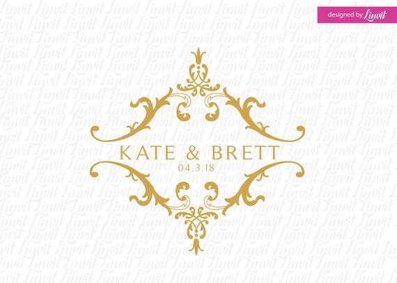 Download Free Monogram Frame Svg Wedding Svg Designs Wedding Svg Crown Etsy SVG Cut Files