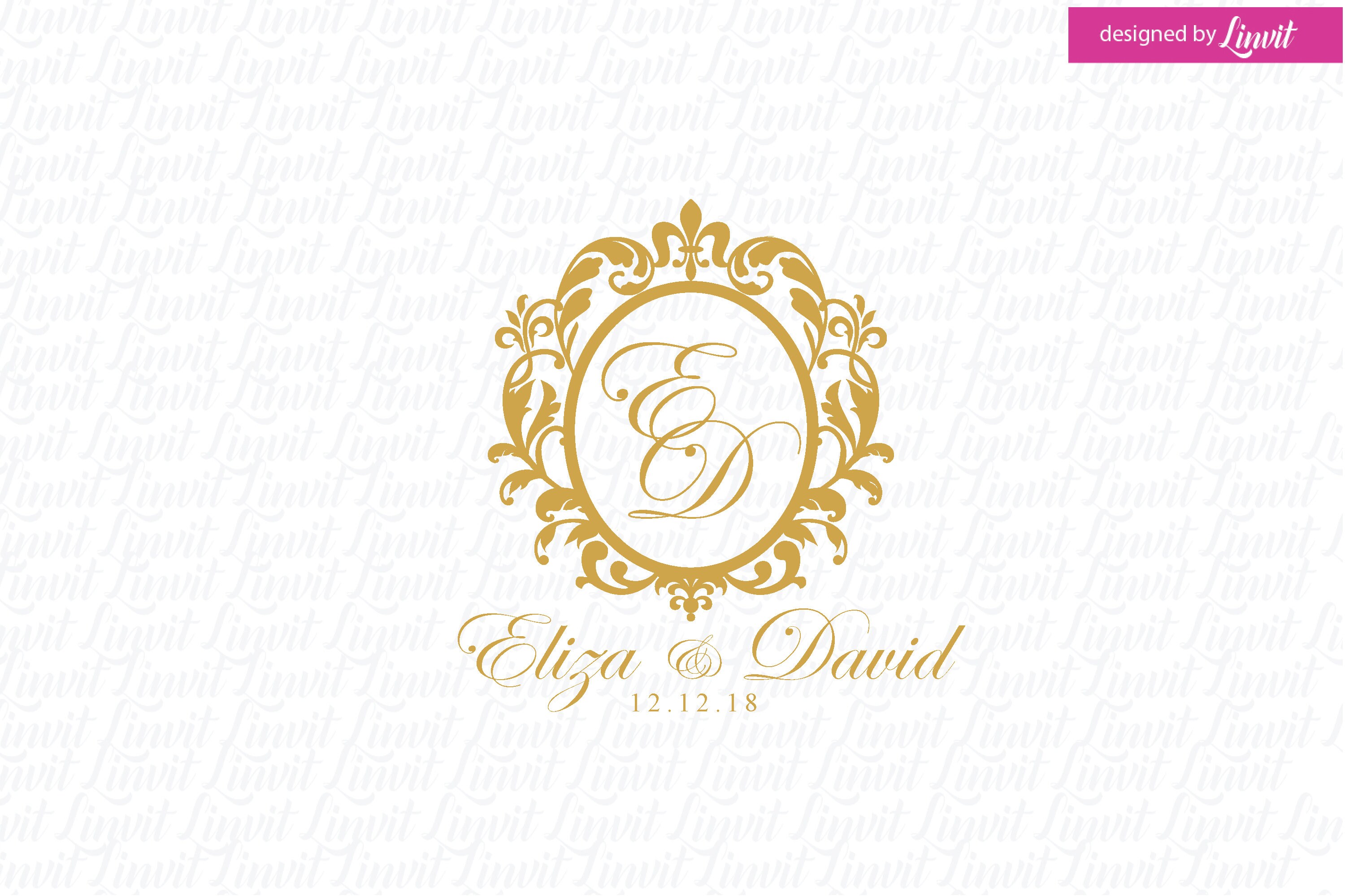 Wedding Svg Wedding Logo Crown Royal Svg Custom Wedding Etsy