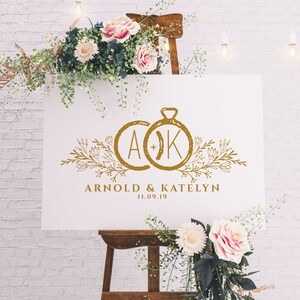 Wedding Logo, Wedding Monogram, Wedding Monogram Logo, Luxury Wedding Logo, Custom Wedding Logo, Wedding Svg, Blog Logo, Monogram Frame SVG