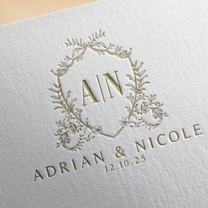 Wedding Monogram Wedding Logo Wedding Logo Design Luxury - Etsy