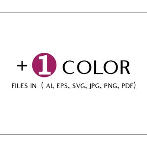 Monogram Svg, Plus 1 Color or Plus 1 Design Option
