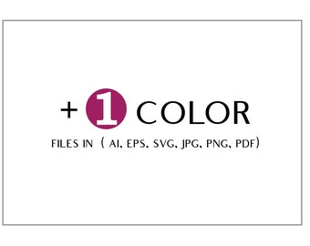 Plus 1 Color or Plus 1 Design Option