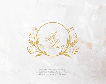 wedding logo, wedding monogram, wedding mongram logo, custom wedding logo