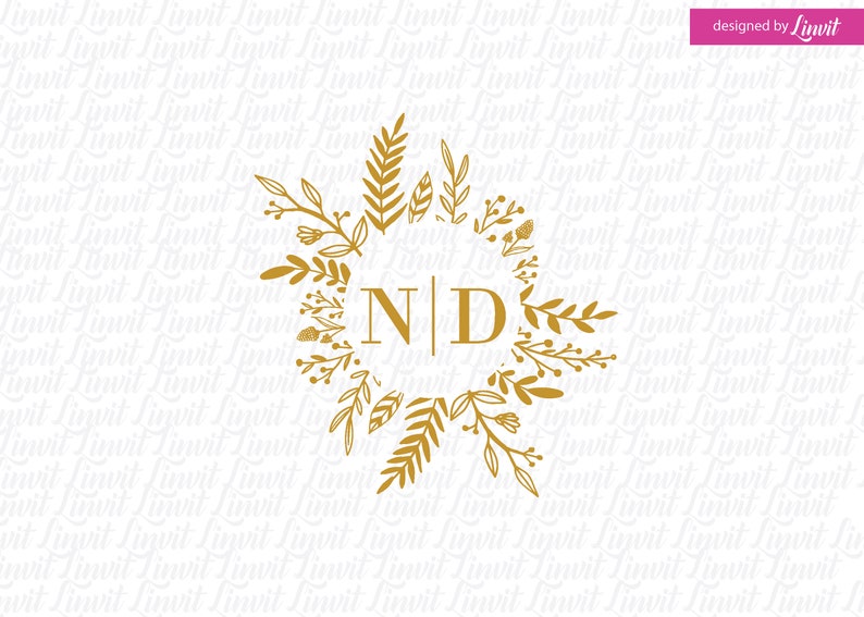 custom wedding logo wedding logo premade wedding logo wedding monogram logo gold logo Luxury Wedding Logo custom luxury logo