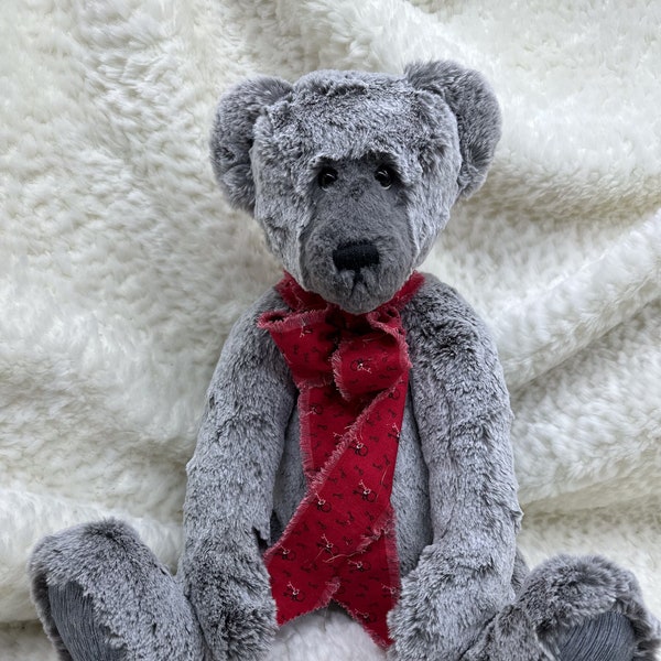 Silky Sam 22in/56cm Large Faux Fur Artist Teddy Bear by Patricia Bruce