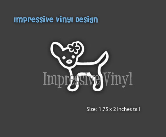 Stick Family Custom Black Or White Short Hair Chihuahua Dog Etsy