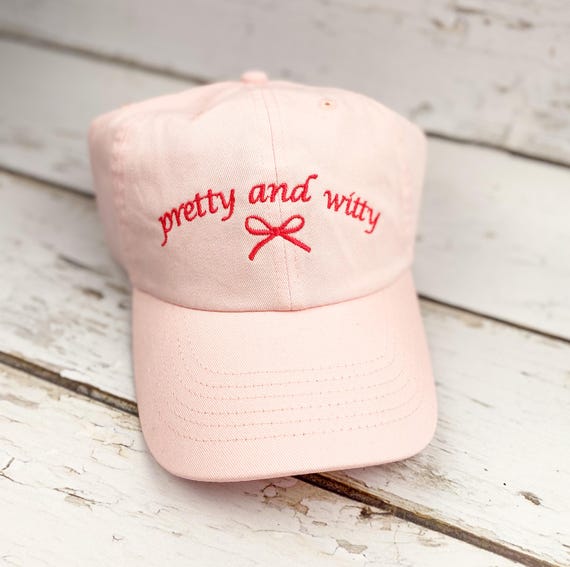 Pretty and witty, preppy bow, showgirl Relaxed Fit Dad Hat