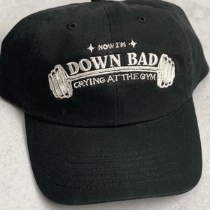 Down Bad Crying at the Gym Relaxed Fit Hat