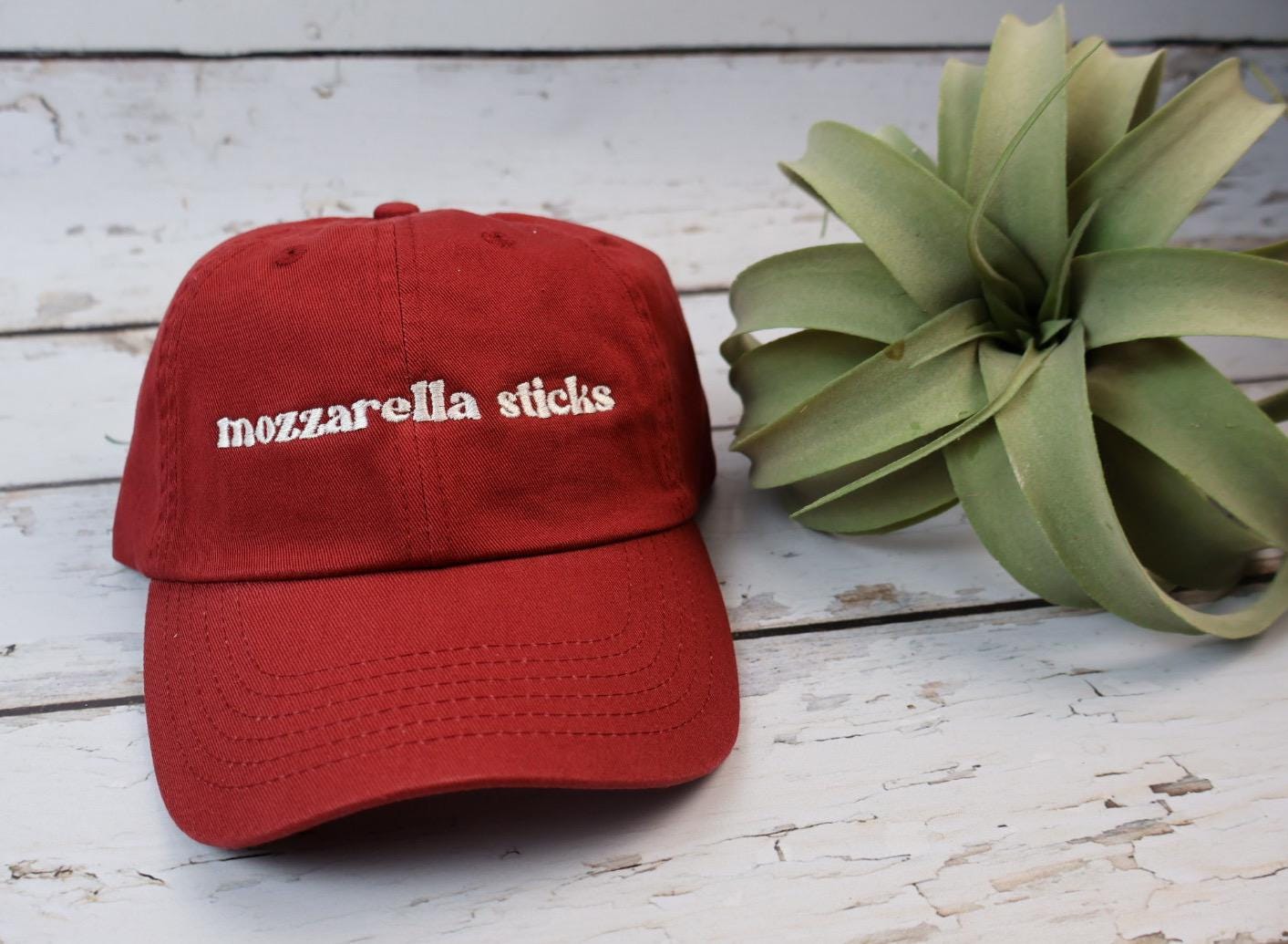 Mozzarella Sticks Relaxed Fit Hat - Etsy display picture 1