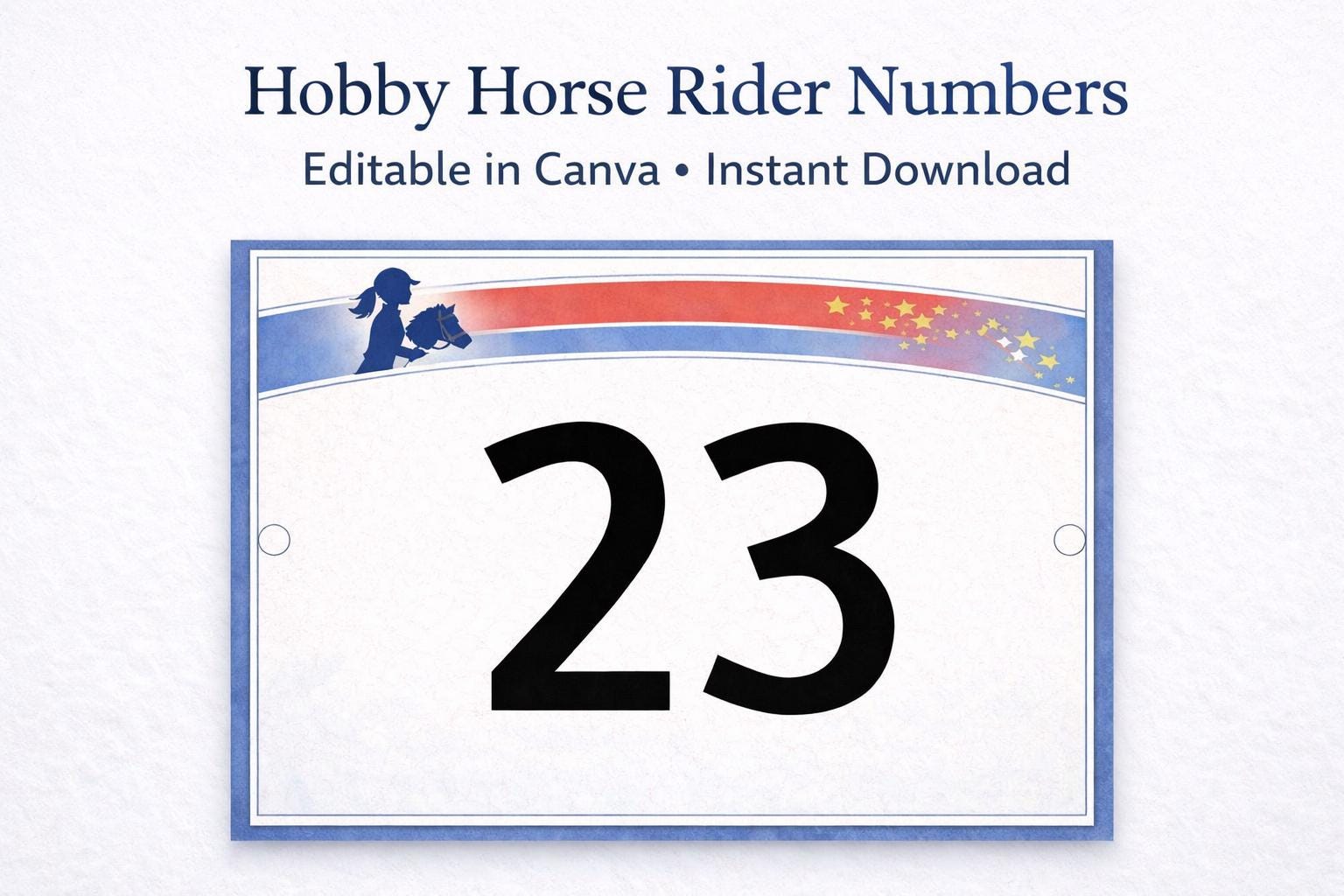 Next Home Rider Numbers Hobby Horse Rider Numbers Editable Printable, Horse Show Number, Hobby ...