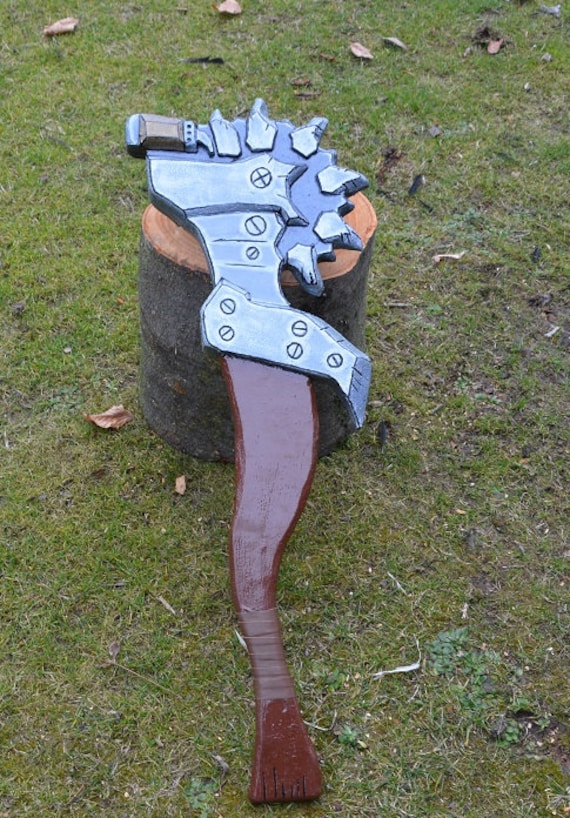 Made To Order Borderlands 2 Krieg Buzz Axe For Cosplay Larp Etsy