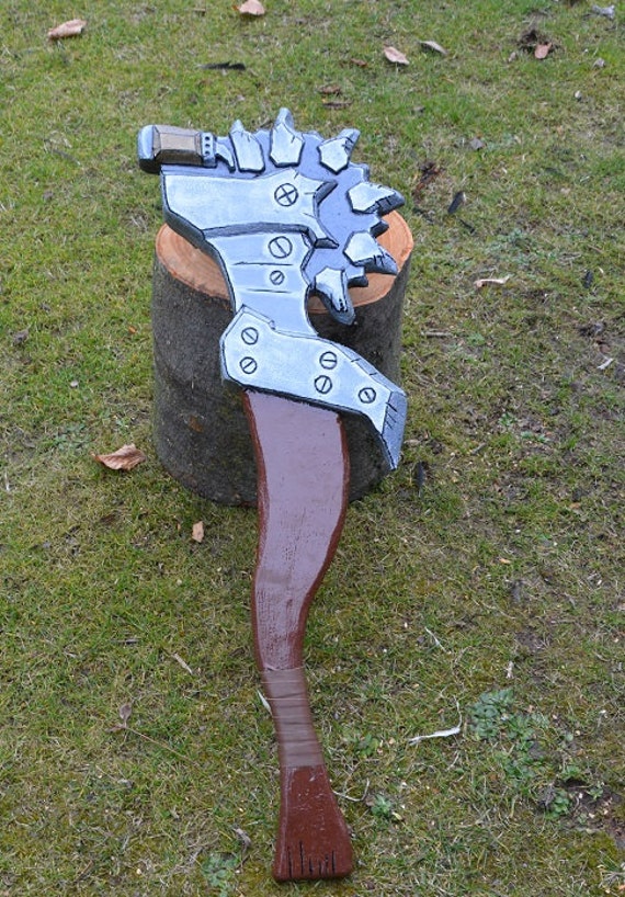 Made To Order Borderlands 2 Krieg Buzz Axe For Cosplay Larp Etsy