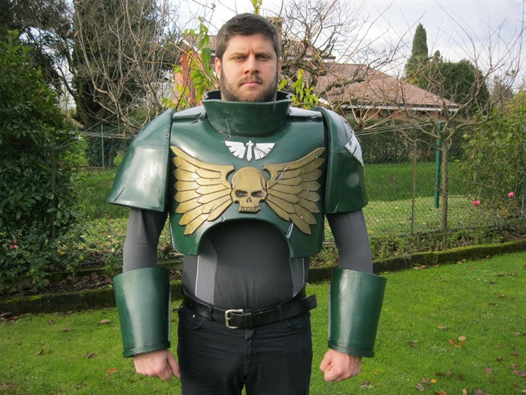 MADE TO ORDER Warhammer 40.000 Dark Angel Scout Armor for Larp Cosplay ...