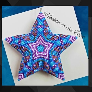 3D Peyote Star - Flora 5 - Digital Download