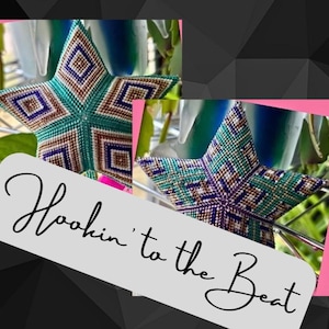 3D Peyote Star (Single Star / Different Pattern on Each Side) - Diami 2 - Digital Download