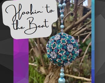 Blue Moon 3D Open Peyote Ball - Digital Download