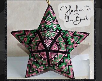 3D Peyote Star - Triangulação 10 - Download Digital