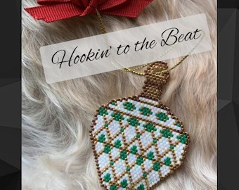 Vintage Ornament 4 - Brick Stitch (Using New ZigZag Method designed by me - Full Tutorial included + Free Pattern)