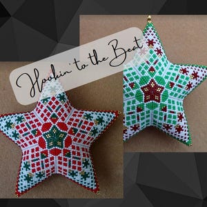 3D Peyote Star - Annika Blandad 12 - Digital Download