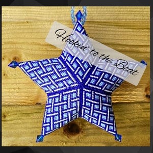 3D Peyote Star - Celtic Diamond Star 2 - Digital Download