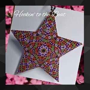 3D Peyote Star - Blossom Blanket 6 - Digital Download