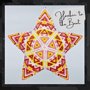 3D Peyote Star - Triangulation 7 - Digital Download