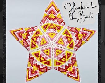 3D Peyote Star - Triangulação 7 - Download Digital