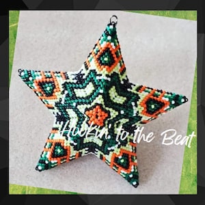 3D Peyote Star - Aztec No. 10 - Digital Download