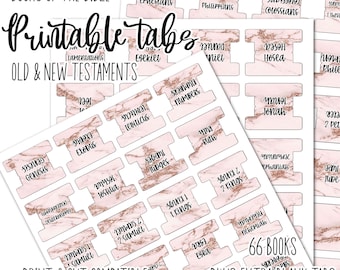 Bible Tabs | Marble Printable Bible Tabs | Bible Journaling tabs | Bible Journaling | Tabs for Bible | Inspire Bible Tabs | Print and Cut