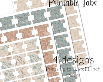 Blank Page and Book Tab Template | Bible Tab | Bible Journaling Tab ...
