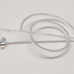 Geometric Sterling Silver Stud Earrings image 6